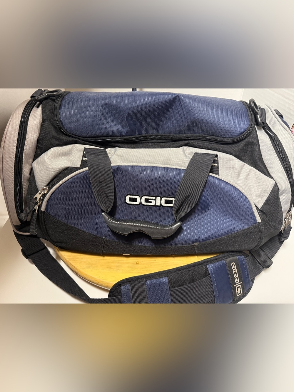 OGIO All Terrain Duffel Bag Blue Black Grey Travel Gym Sports Luggage Weekender